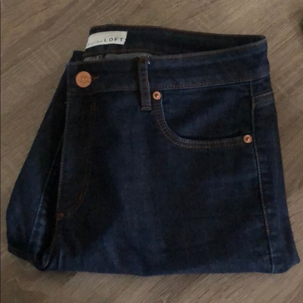 LOFT curvy skinny jeans size 10